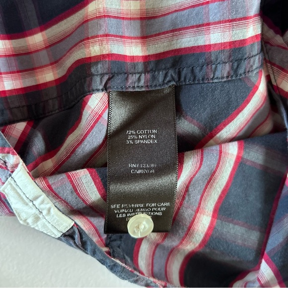 Travis Mathew Shirt Mens XL Plaid Short Sleeve Golf Casual Performance - Picture 8 of 10